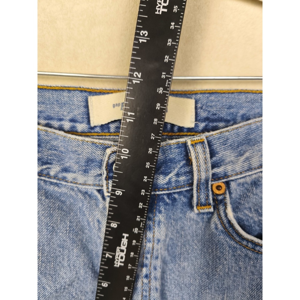 Vintage Y2K Gap Boot Cut Jeans Womens 10 R Made In USA Light Wash Denim - Picture 8 of 9